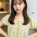 清新風杏色寬鬆套裝