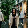 氣質風藏青寬鬆T恤
